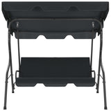 Vidaxl swing bench 170x110x153 cm anthracite