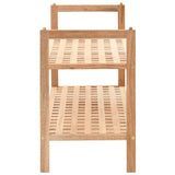Stojan na boty Vidaxl 69x26x40 cm pevné ořechové dřevo