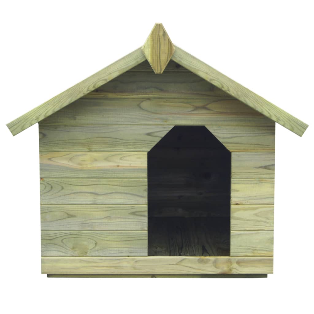Vidaxl Dog Loft do ogrodu z składaną sosną impregnowaną dachem