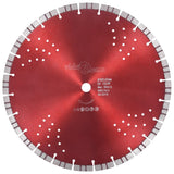 Vidaxl diamantzaagblad met turbo en gaten 350 mm staal