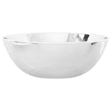 BIDAXL WASHBASIN 28x10 cm keramisk silverfärgad