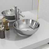 BIDAXL WASHBASIN 28x10 cm keramisk silverfärgad