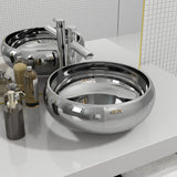 Vidaxl Washbasin 40x15 cm keramisk sølvfarget