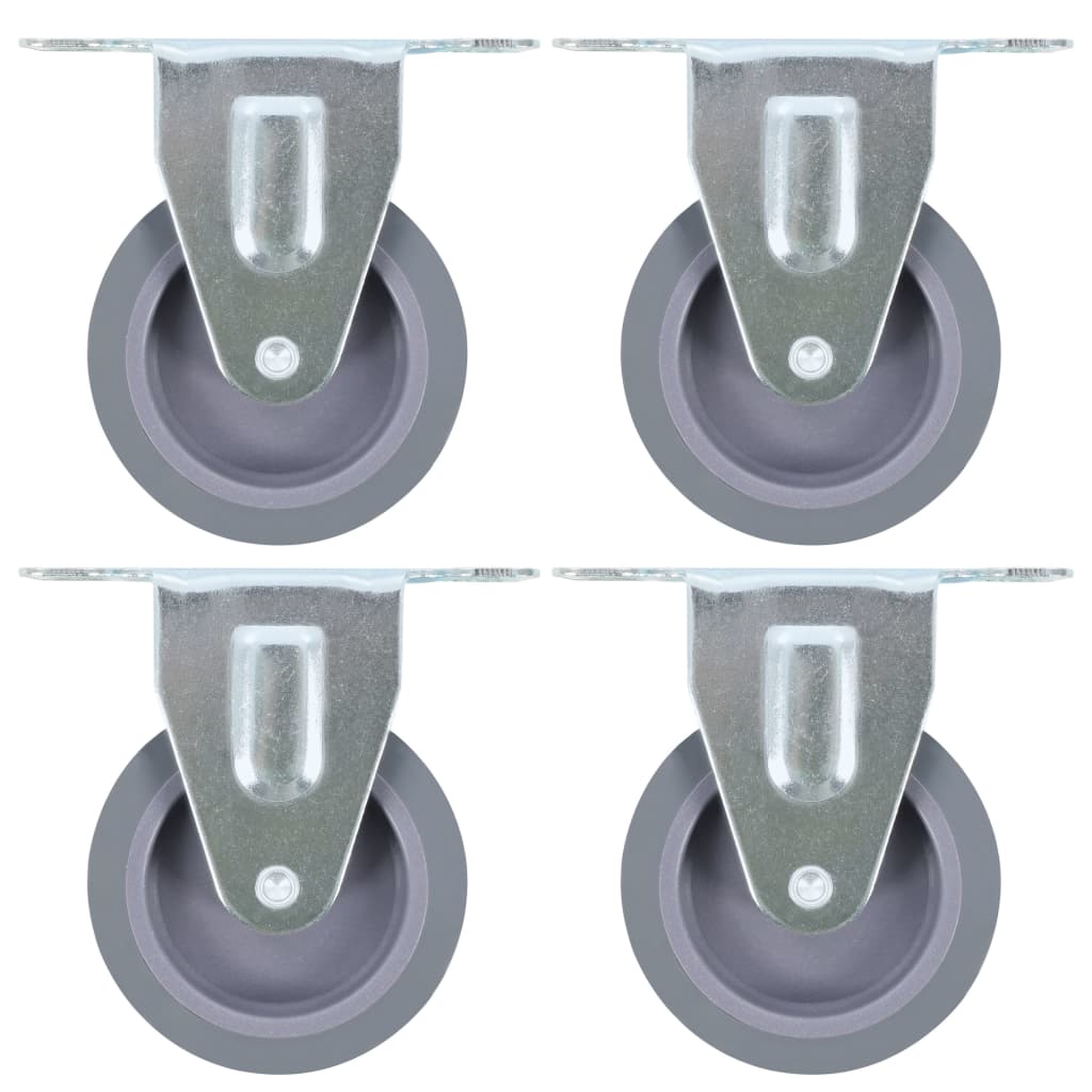 Vidaxl Fixed wheels 4 st 75 mm