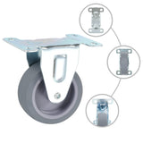 Vidaxl Fixed wheels 4 st 75 mm
