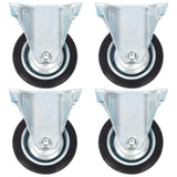 Vidaxl Fixed wheels 4 st 75 mm