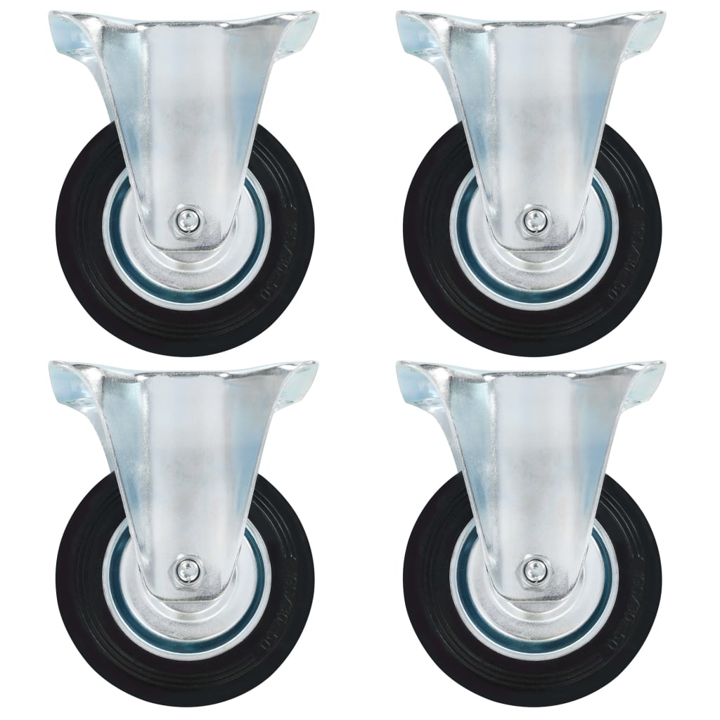 Vidaxl feste Räder 4 ST 100 mm