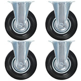 Vidaxl pevná kola 4 st 125 mm