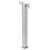 Vidaxl Garden Water Column Square 95 cm rustfrit stål