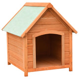Vidaxl hund loft 72x85x82 cm Solid fyrretræ fyrretræ træ