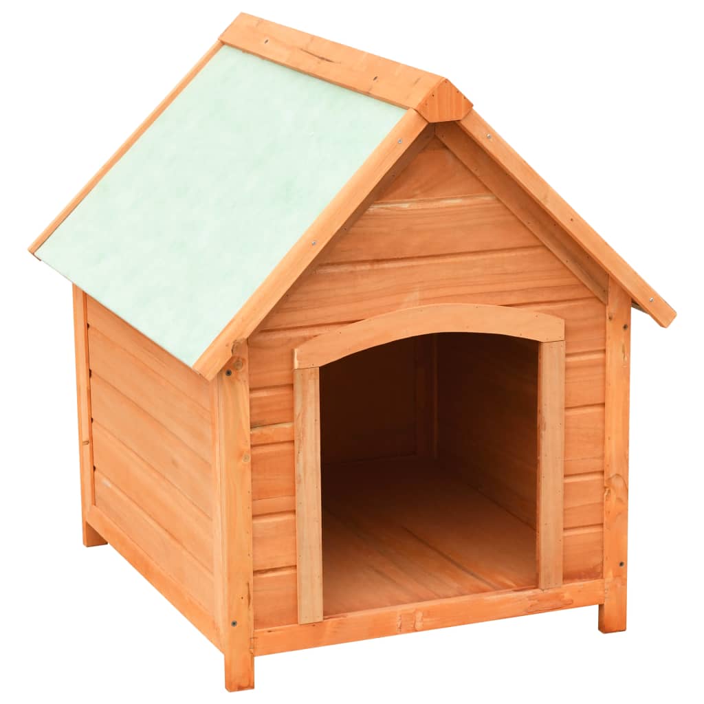 Vidaxl hund loft 72x85x82 cm Solid fyrretræ fyrretræ træ