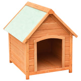 Vidaxl hund loft 72x85x82 cm Solid fyrretræ fyrretræ træ