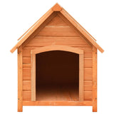 Vidaxl hund loft 72x85x82 cm Solid fyrretræ fyrretræ træ