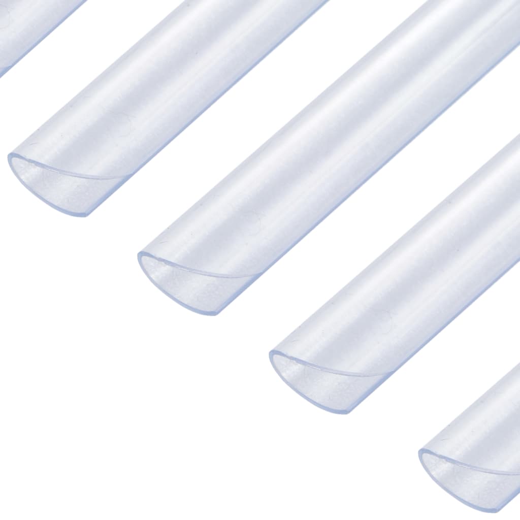 Vidaxl 100 St Fence Strip morsetti in PVC trasparente