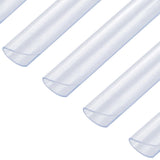 Vidaxl 100 St Fence Strip morsetti in PVC trasparente