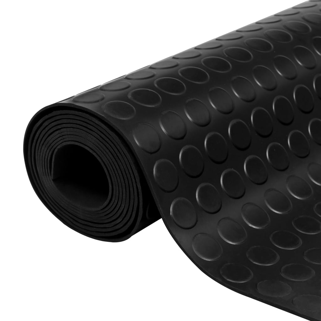VIDAXL-Bodenmatte Anti-Schlupf 3 mm 1,5 x 4 m Gummipunkt