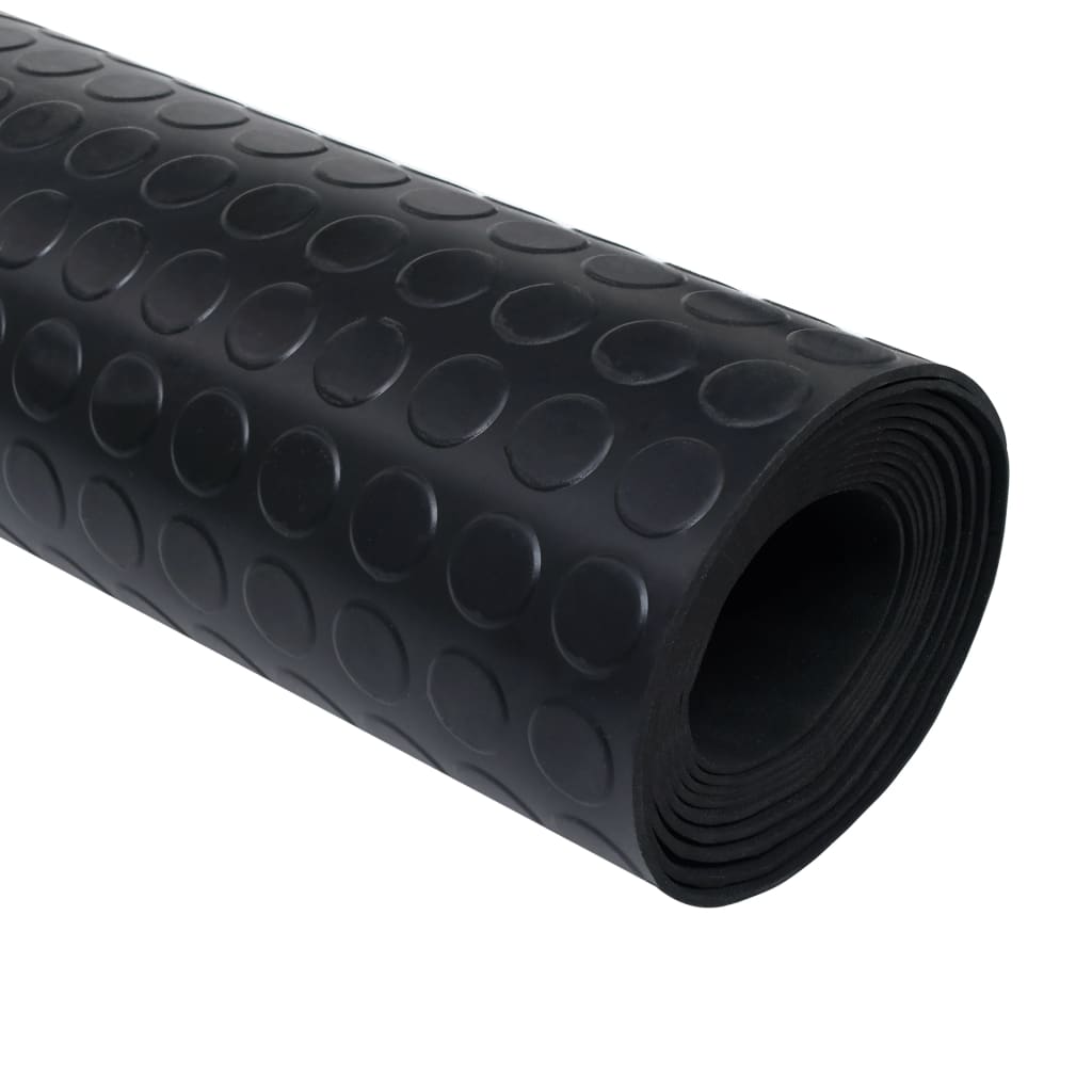 VIDAXL-Bodenmatte Anti-Schlupf 3 mm 1,5 x 4 m Gummipunkt