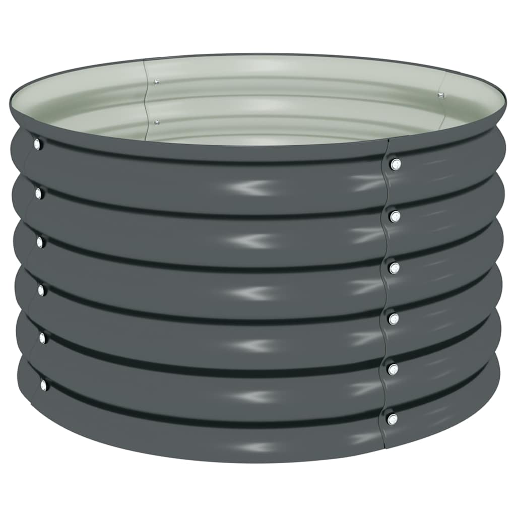 Spanter Vidaxl zvedl 80x80x44 cm galvanizovaná ocel šedá