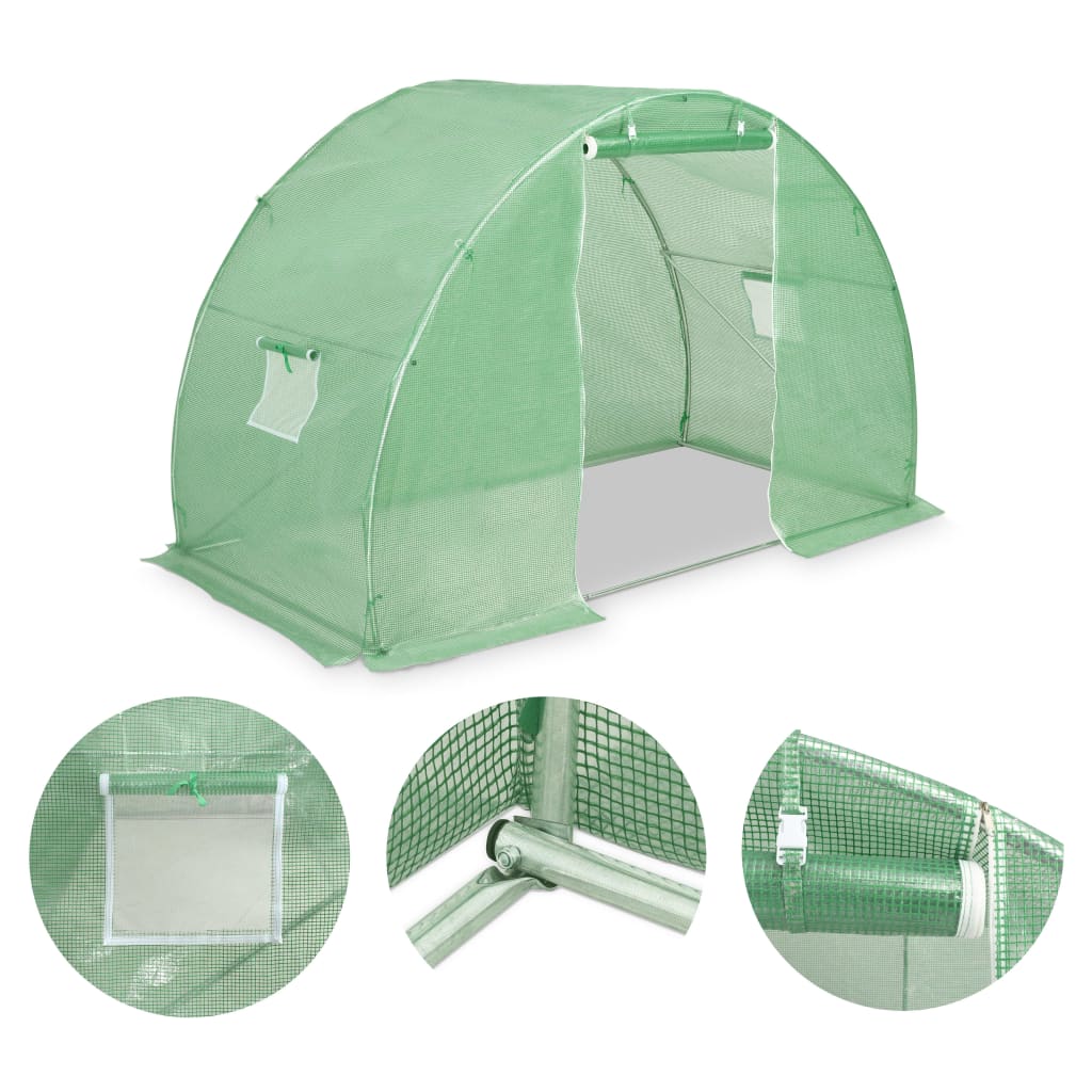 VidaXL greenhouse 4.5 m² 300x150x200 cm