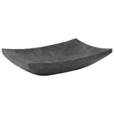 VidaXL Gootsteen 50x35x12 cm marmer zwart
