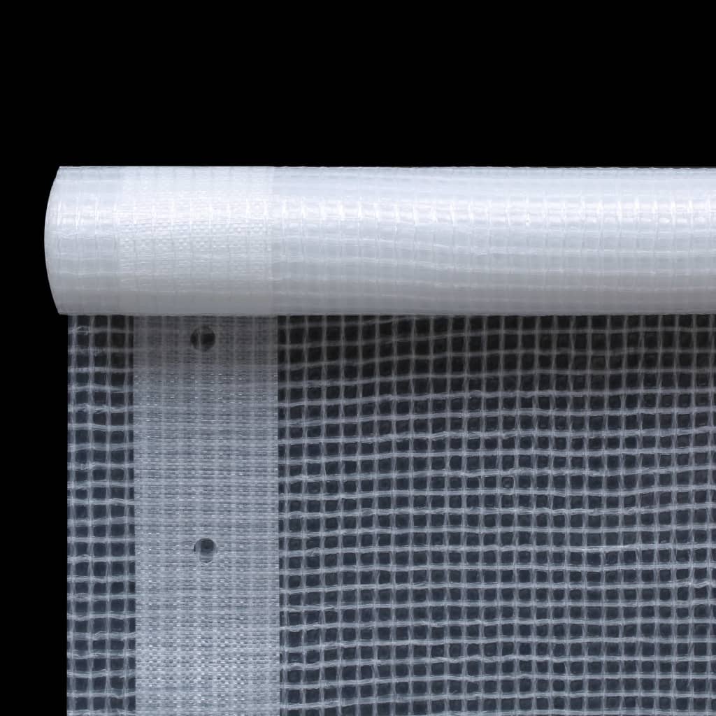 Vidaxl leno tarpauliin 260 g m² 4x4 m wäiss