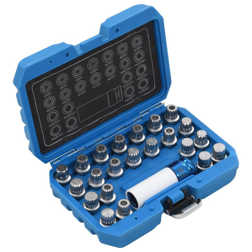 Vidaxl 23-piece rim slot set for VAG