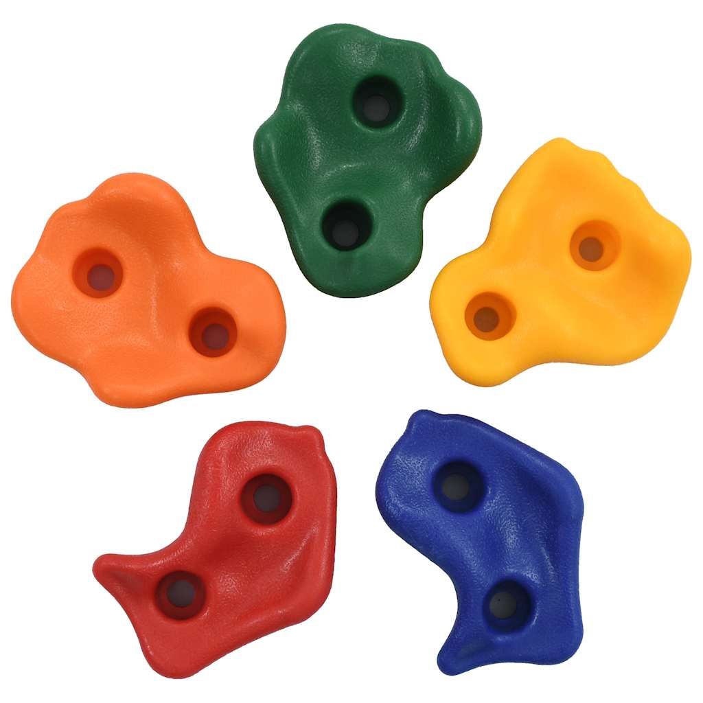 Vidaxl climbing stones 10 pcs pe multicolor