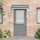 Vidaxl Door Canopy 120x100 cm pc sort sort