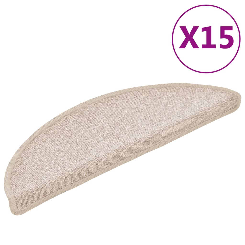 Vidaxl Staps Mants 15 St 56x17x3 cm taupe Hemisphär
