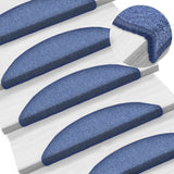 VIDAXL 15 ST -Pedalmatten 56x17x3 cm blau