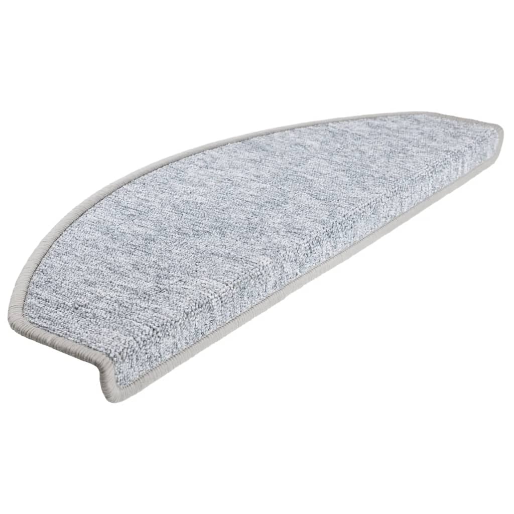 Vidaxl 15 Stuses 65x24x4 cm světle šedá