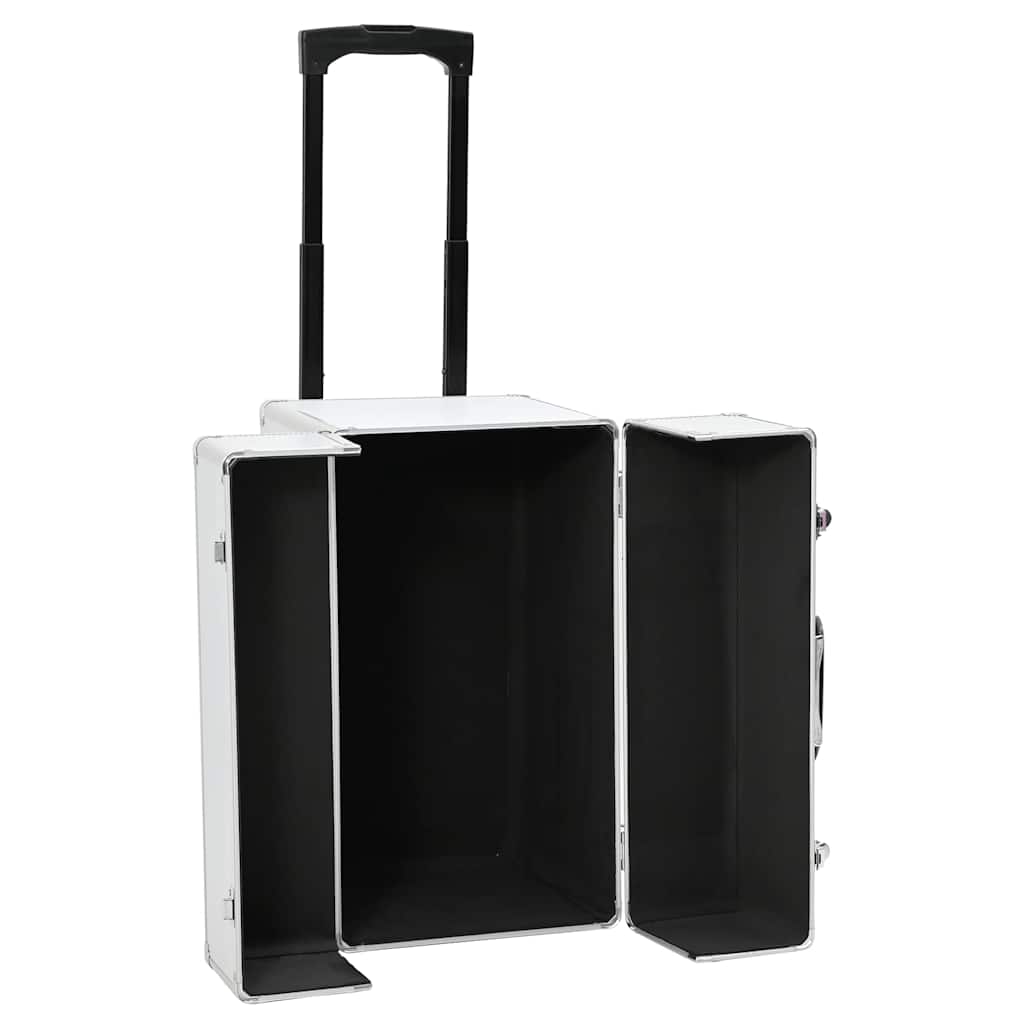 Vidaxl pilotrolley 47x39x27 cm hliníková stříbrná barva
