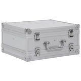 VIDAXL WAPENKOFFER ALUMINUM ABS Silberfarben