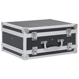 VidaXL Wapenkoffer Aluminum ABS Black
