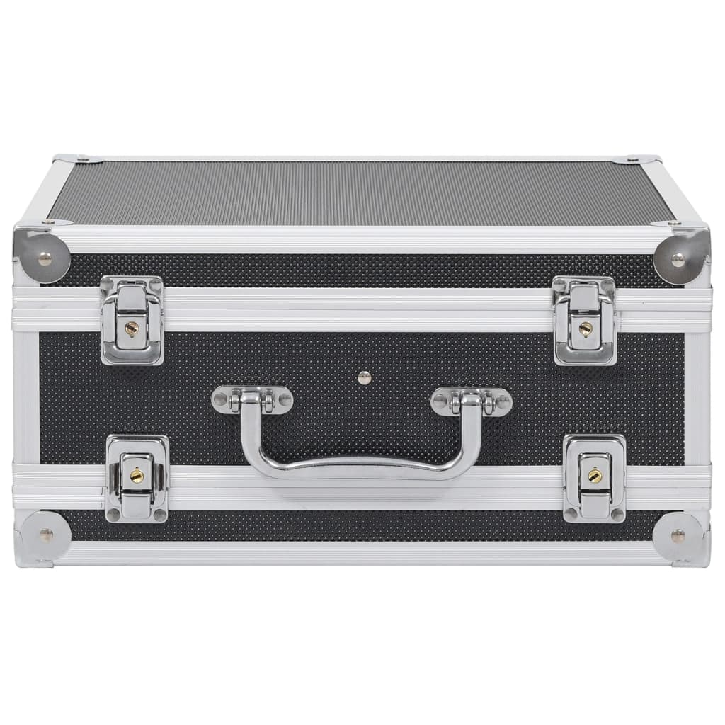 VidaXL Wapenkoffer Aluminum ABS Black