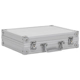VIDAXL WAPENKOFFER ALUMINUM ABS Silberfarben