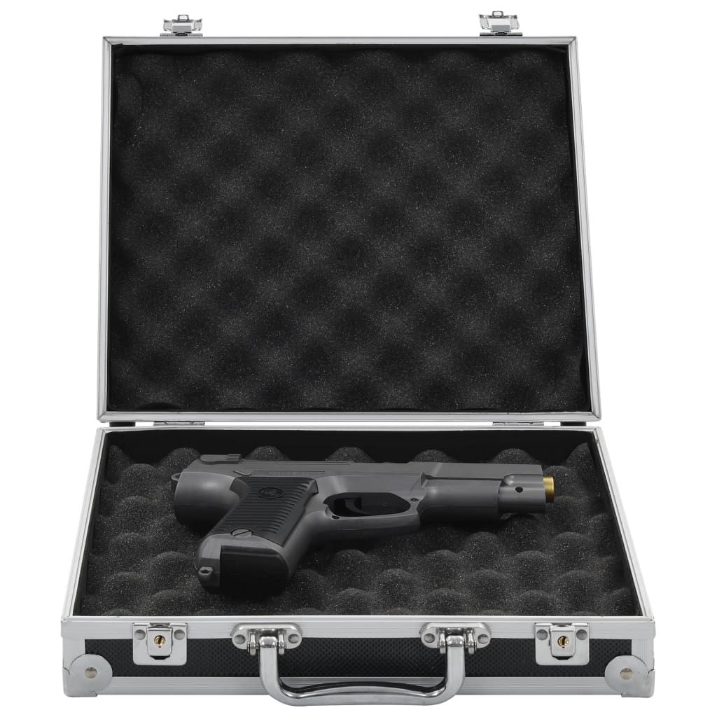 Vidaxl WapenkoFer Aluminium ABS Schwarz