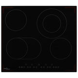 Vidaxl Ceramic hob with 4 cooking zones touch control 6600 W