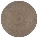 Vidaxl preproga ročno izdelana približno 90 cm jute siva