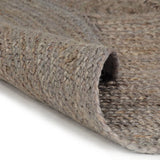 Vidaxl preproga ročno izdelana približno 90 cm jute siva