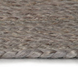 Vidaxl preproga ročno izdelana približno 90 cm jute siva