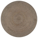 Vidaxl rug handmade around 150 cm jute gray