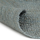 Vidaxl rug handmade around 150 cm jute olive green