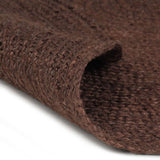 Vidaxl preproga ročno izdelana okoli 120 cm jute rjava