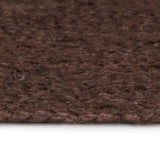 Vidaxl rug handmade around 120 cm jute brown