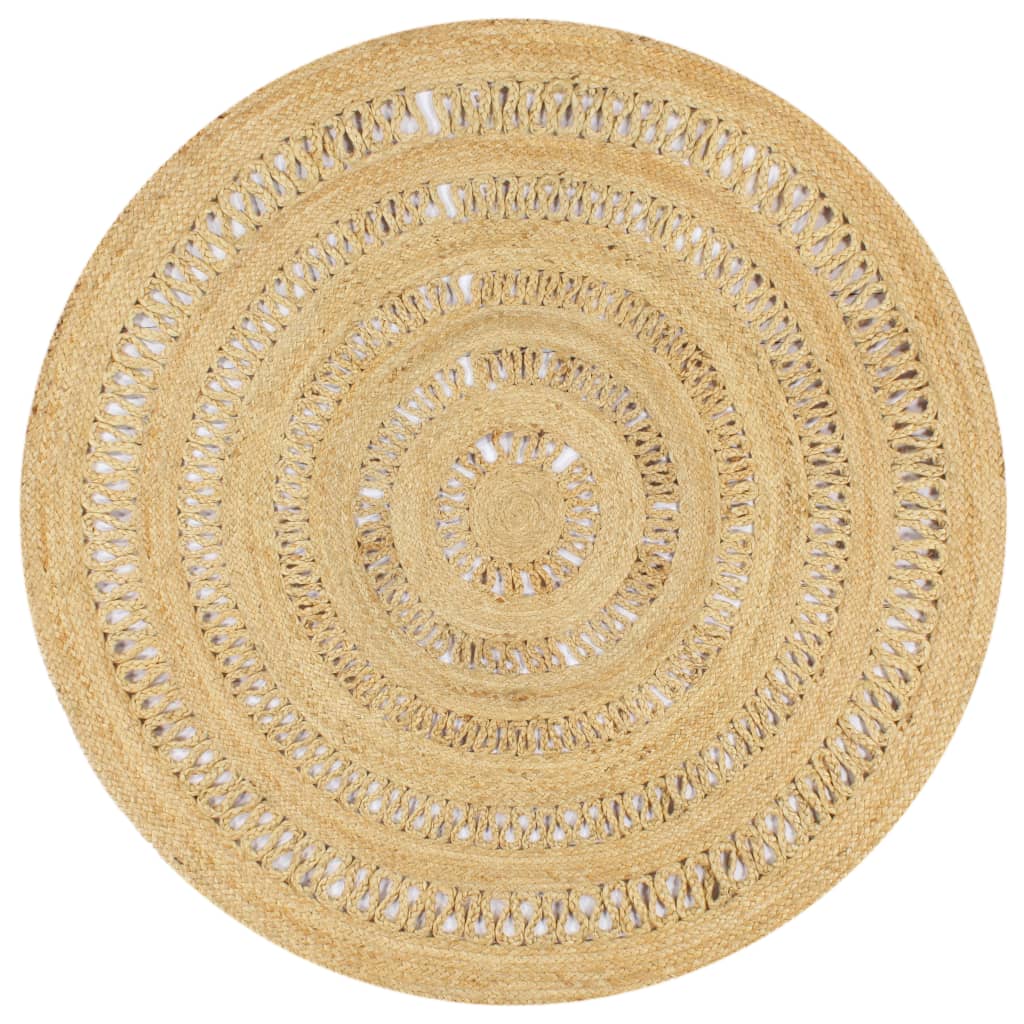 Vidaxl rug handmade 150 cm braided jute