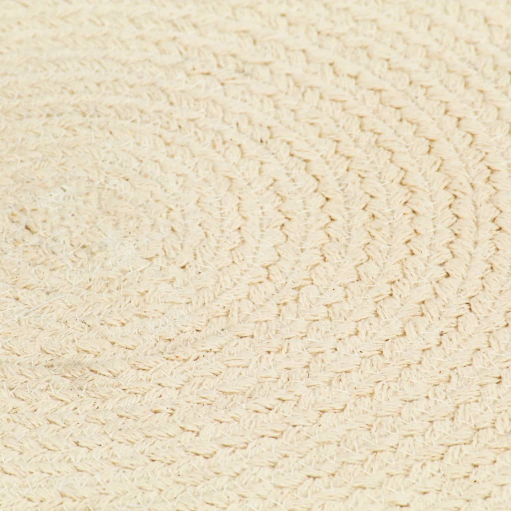 Vidaxl Placemats 6 sts Round 38 cm cotton of course