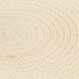 Vidaxl Placemats 6 sts Round 38 cm cotton of course