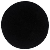 Vidaxl Placemats 4 sts Round 38 cm cotton plain black