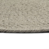 Vidaxl Pochemats 4 ms round 38 cm cotone grigio